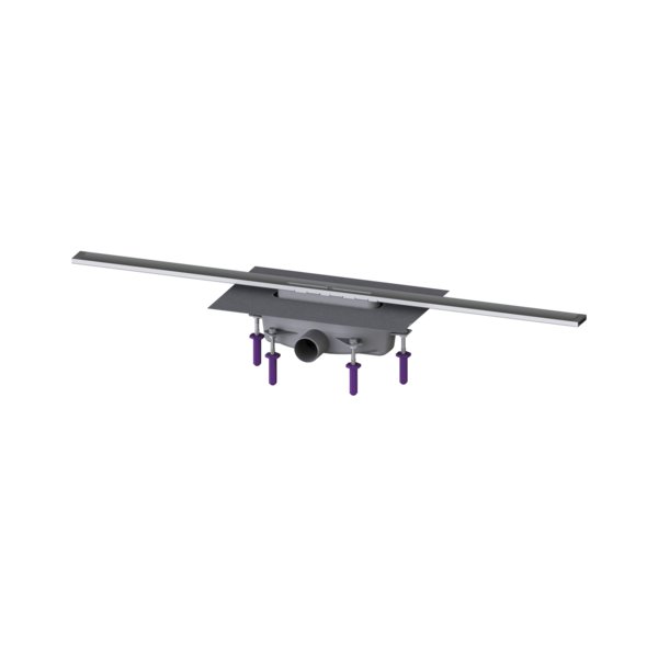 Linearis Infinity 90 Syfon z zamknięciem wodnym 50 mm, Szczotkowana powierzchnia ze stali nierdzewnej, 1000 mm