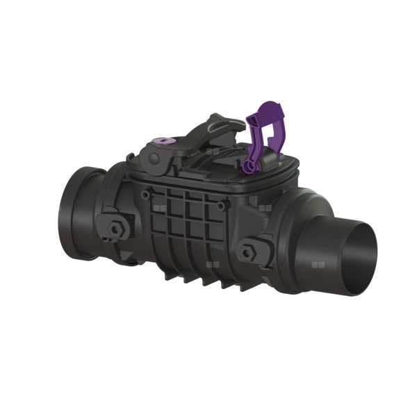 Zawór zwrotny (zasuwa burzowa) Staufix DN 90 z 1 klapką z tworzywa