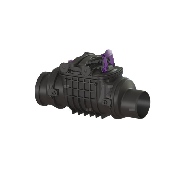 Zawór zwrotny (zasuwa burzowa) Staufix DN 125 z 1 klapką z tworzywa