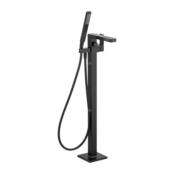 Bateria wannowa stojąca KFA Armatura LOGON, kolor czarny