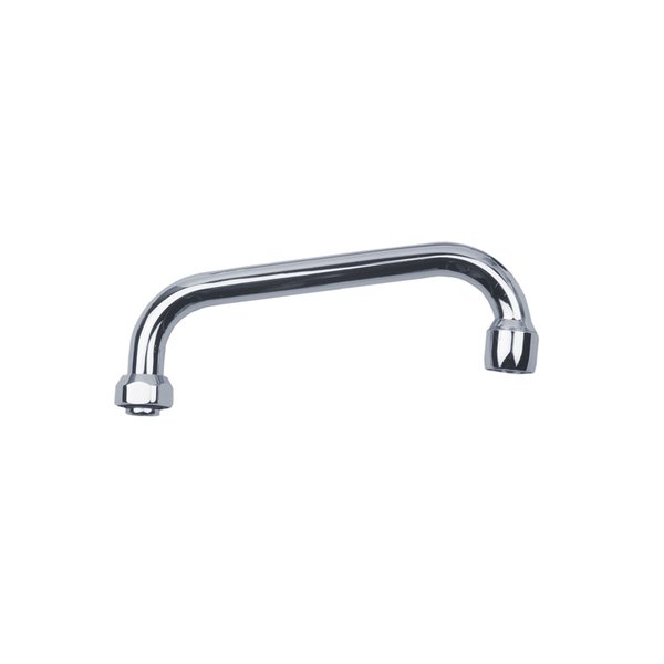Wylewka do armatury sanitarnej typ U 16 mm M22x1,5 KFA Armatura górna, blister długość 160 mm mosiądz chrom
