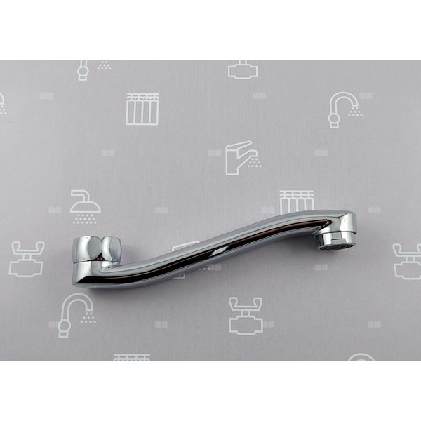 WYLOT KOMPLETNY DO BAT. UMYWALKOWEJ ŚCIENNEJ BARYT, L=150 MM