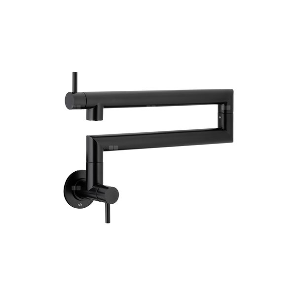 Bateria kuchenna DUERO POT FILLER, ścienna, przegubowa, czarna