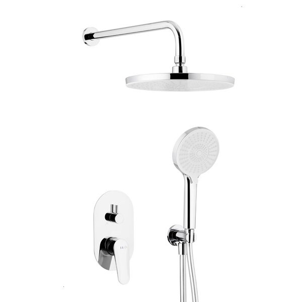 OTAVA ZESTAW NATRYSKOWY PODTYNKOWY Z BATERIĄ 2 FUNKCYJNĄ, CHROM