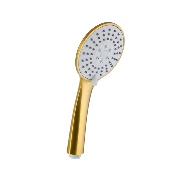 MOZA rączka natryskowa 3-funkcyjna, złoty szczotkowany pvd