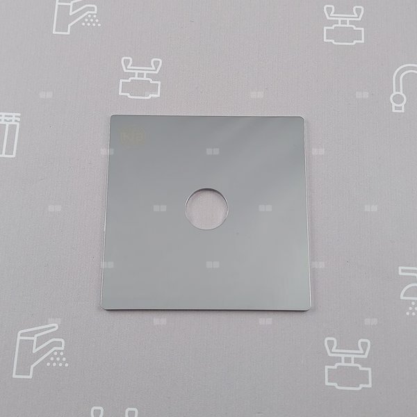 Rozeta wylotu wannowego podtynkowego MOKAIT CHROM