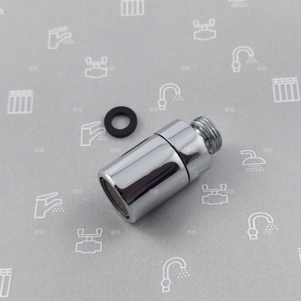 Przegubowa końcówka wylotu z napowietrzaczem do baterii bidetowej LOGON CHROM