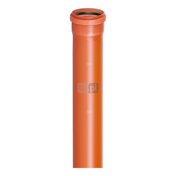 Rury z kielichem PP SN8 LITE z uszczelką DIN-LOCK KGEP 110x3,8/6000