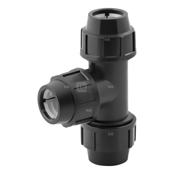 Trójnik skręcany do rur PE PN16 20 mm