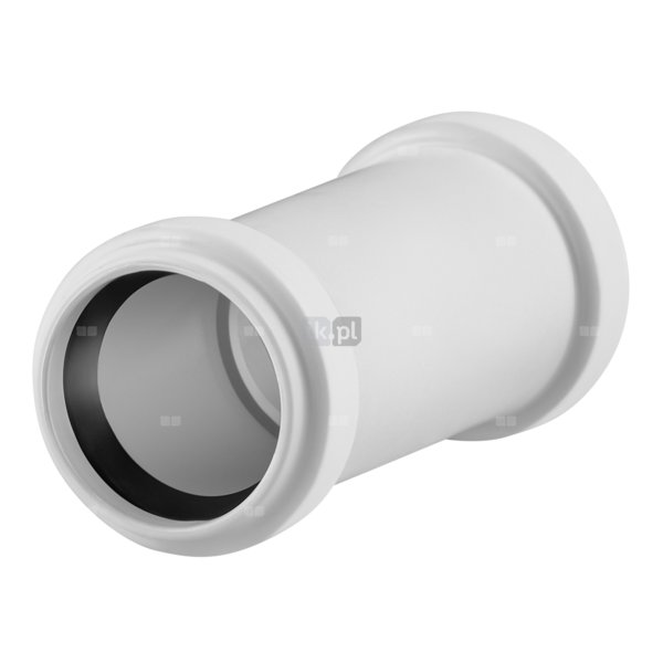 Złączka dwukielichowa MAGNAPLAST HT PLUS HTMM, PP (biały), DN 32 (ww x ww), do kanalizacji