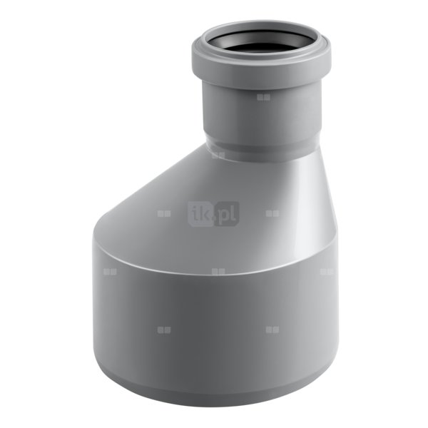 Złącze MAGNAPLAST HT PLUS HTR redukcja, PP (szary), DN 110 x DN 50 (ww x wz), do kanalizacji