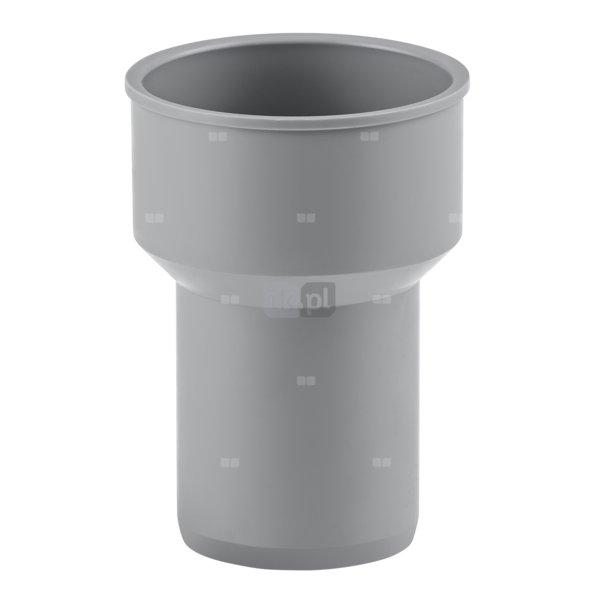 Złączka do rur metalowych MAGNAPLAST HT PLUS HTS, PP (szary), DN 40 (ww x ww), do kanalizacji