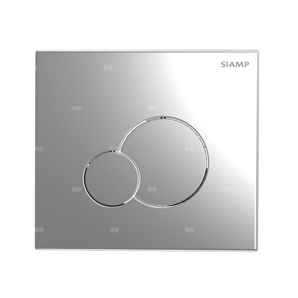 Przycisk GLOBE chrom połysk