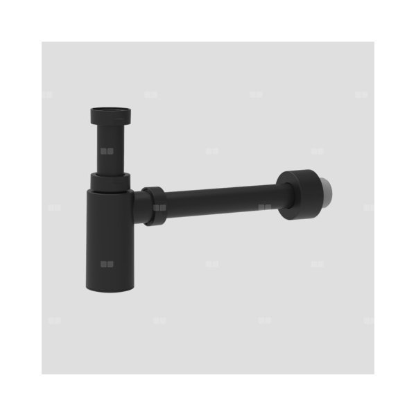 Półsyfon umywalkowy Design 607 czarny mat