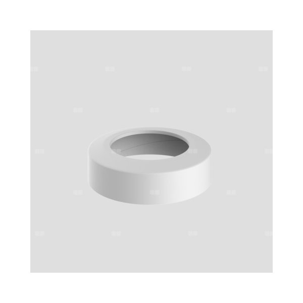 Rozeta prosta biała