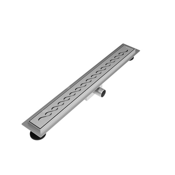Odwodnienie liniowe MERFLOW - ruszt perforowany, stal nierdzewna, dł. 600 mm
