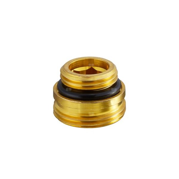 Nypel samouszczelniający, do Multiflex F 1/2GZx3/4GZ płaskouszczelnianych, mosiądz surowy, (kpl.=10 szt.)