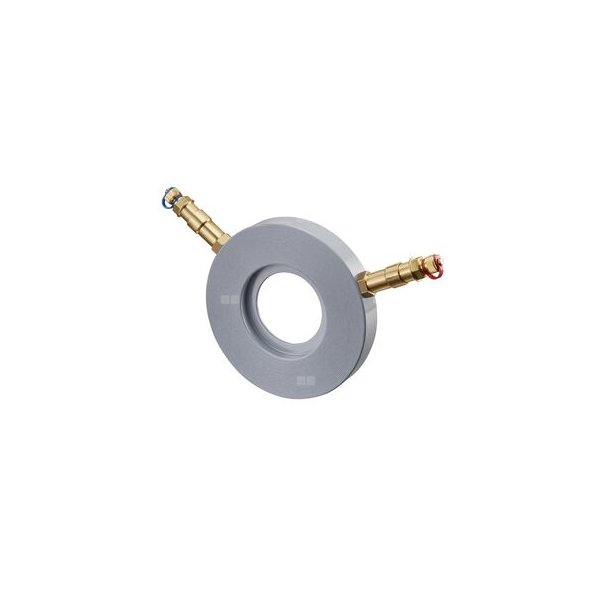 Kryza pomiarowa, DN 65, międzykołnierzowa, z dwoma przedłużonymi zaworami pomiarowymi, z żeliwa szarego