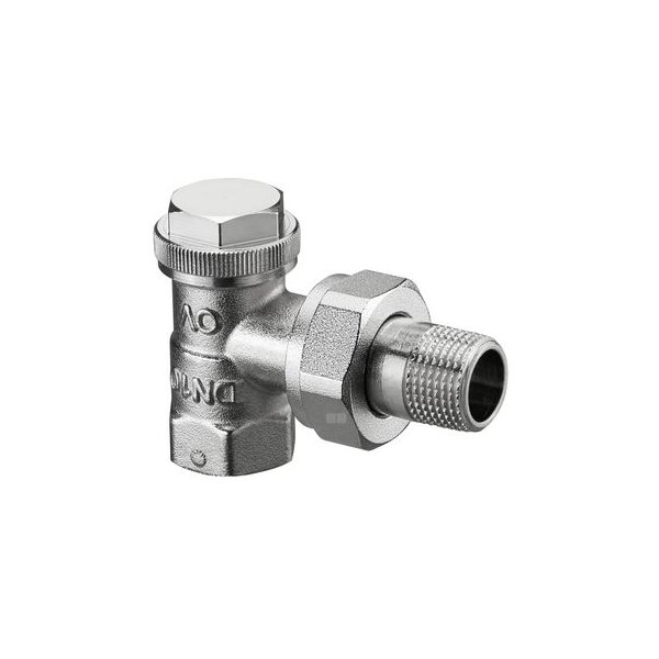 Combi 3, zawór powrotny, PN10, DN 20 - 3/4 kątowy, niklowany