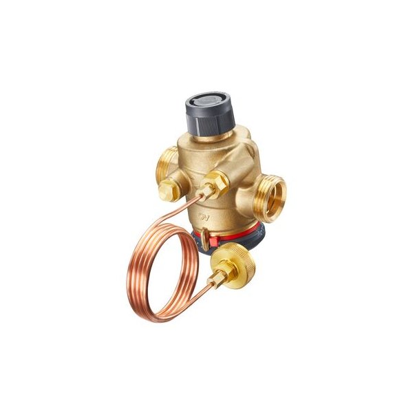 Cocon QDP DN 25, 1 1/4 GZ-GZ, PN25, regulator różnicy ciśnień z funkcją ograniczenia przepływu