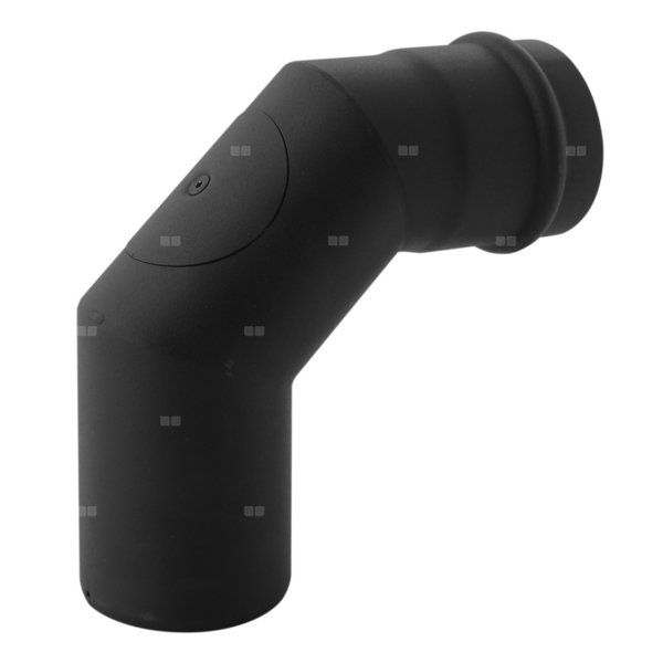 Kolano fi 80 90 z rewizją - system kominowy Pellux Slim