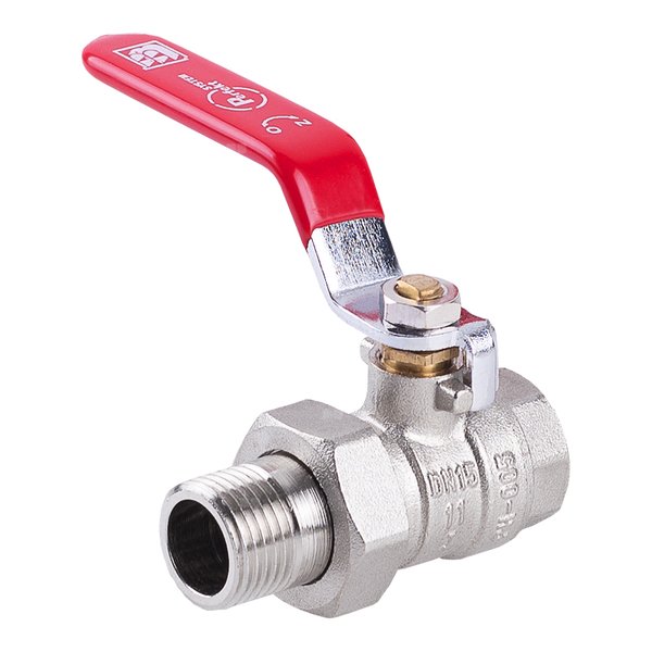 Zawór kulowy PERFEXIM PHA-005/R mosiądz niklowany, PN30 1'' GZ x GW, uchwyt: dźwignia