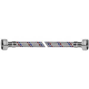 QIK Wąż elastyczny w oplocie INOX 1/2 - 1/2 35 NN DN8