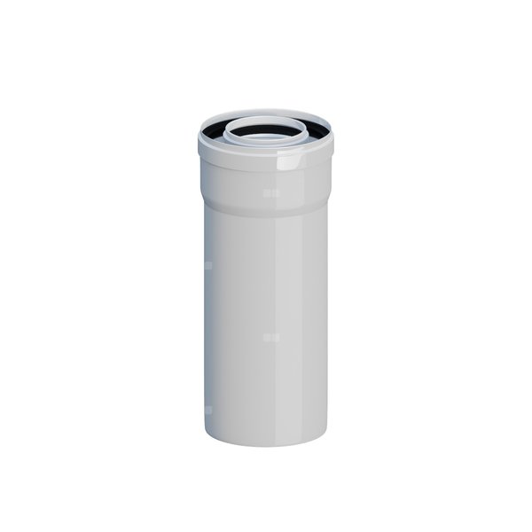 PP-AL rura prosta koncentryczna L2000mm DN60/100mm z uszczelką [EPDM]