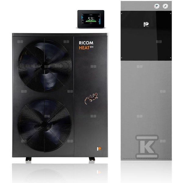 Pompa ciepła Easylife EVI 11,2-30,8 kW, bez pompy obiegowej, 3F, Easylife Control + Moduł Wifi + Szafa Hydrauliczna Ricom Hydra do Easylife EVI