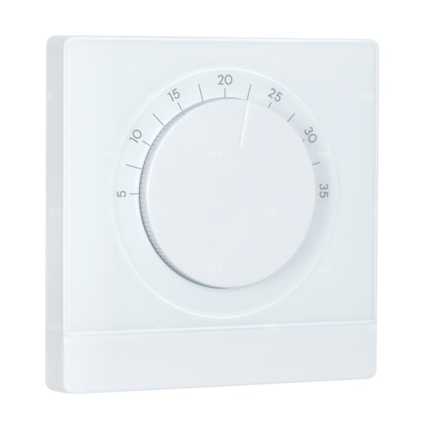 Salus bezprzewodowy, natynkowy regulator temperatury, bateryjny, biały SQ605RF