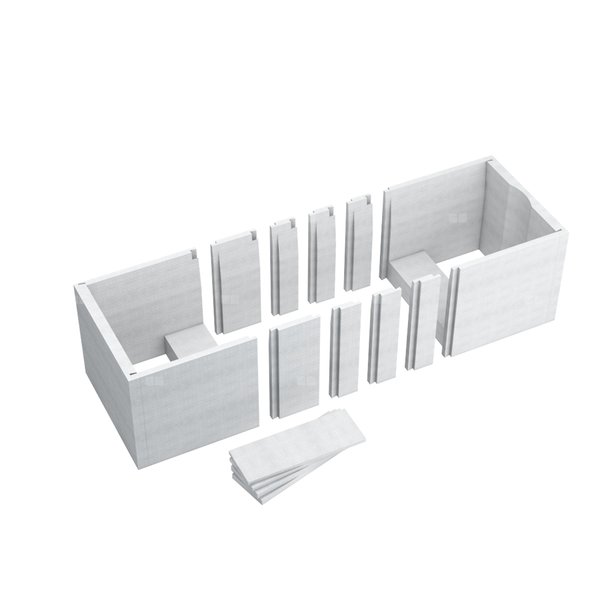 Nośnik Stabilsound Plus® do wanien prostokątnych 140-180x75 cm