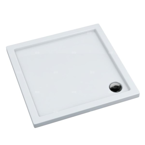 Brodzik kompozytowy Stabilsound Plus® Corrina 100x100x5 cm, kwadratowy