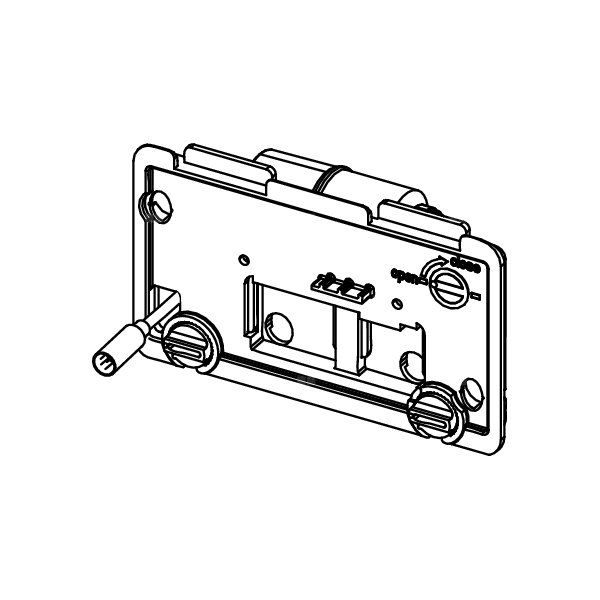TECEprofil - Silnik z płytką maskującą