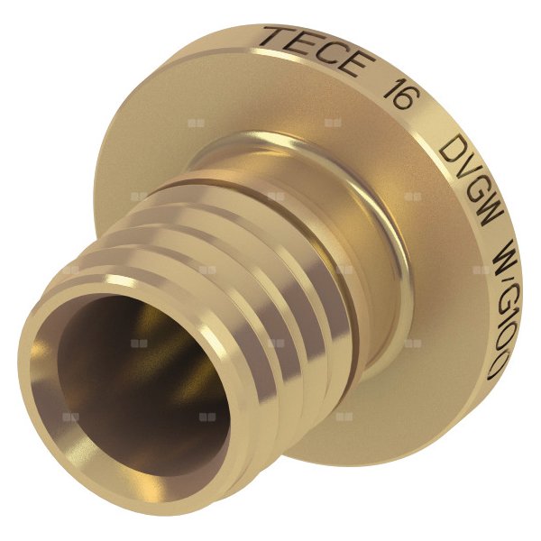 Korek TECE flex mosiądz końcówka wtykowa (16 mm)