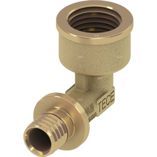 Mufa przejściowa 90' TECE flex, mosiądz, 20 mm x 3/4'' (zz x GW)