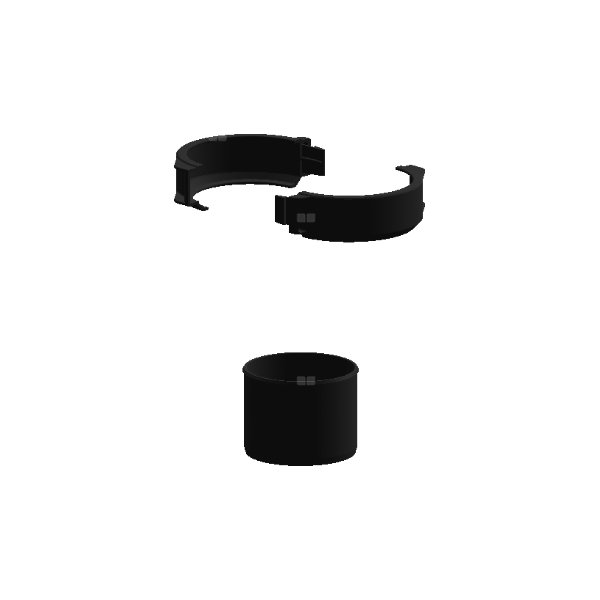 Złączka przejściowa PP-FLEX - fi80mm