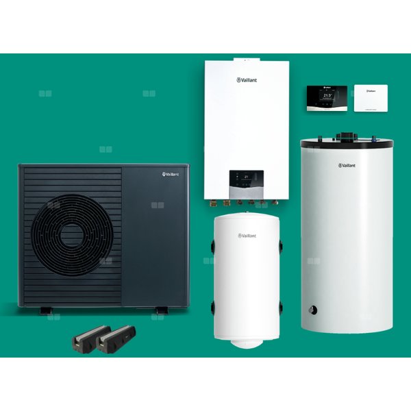 Pompa ciepła powietrze/woda typu monoblok aroTHERM plus VWL 75/8.1+MS+VRC720 MI+VIHRW250+VPRW50