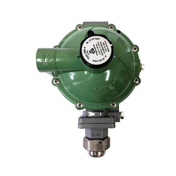 Reduktor II-stopnia 998-3, 1"x3/4", 25kg/h, 37-50 mbar