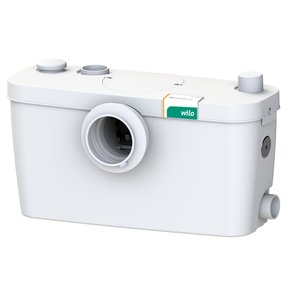 Pomporozdrabniacz Wilo-HiSewlift 3-35 z przyłączem do WC + 3 dopływy DN40, z urządzeniem tnącym, z filtrem z węglem aktywnym i zabezpieczeniem przed przepływem zwrotnym, oraz 2-letnim pakietem opieki serwisowej w domu Klienta